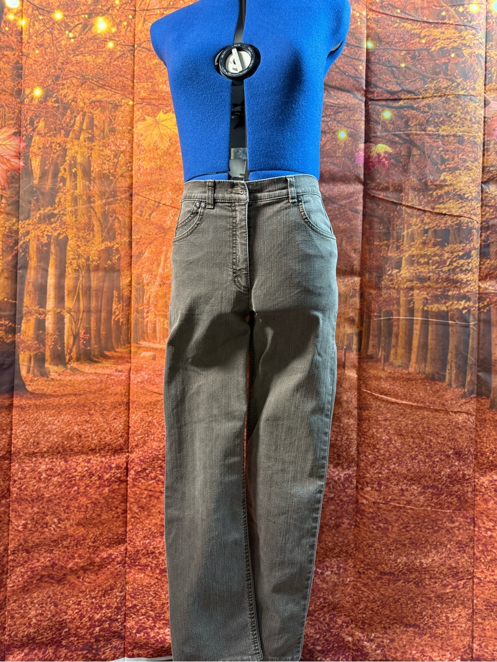 Raphaela by Brax Straight-Leg Jeans in Brown